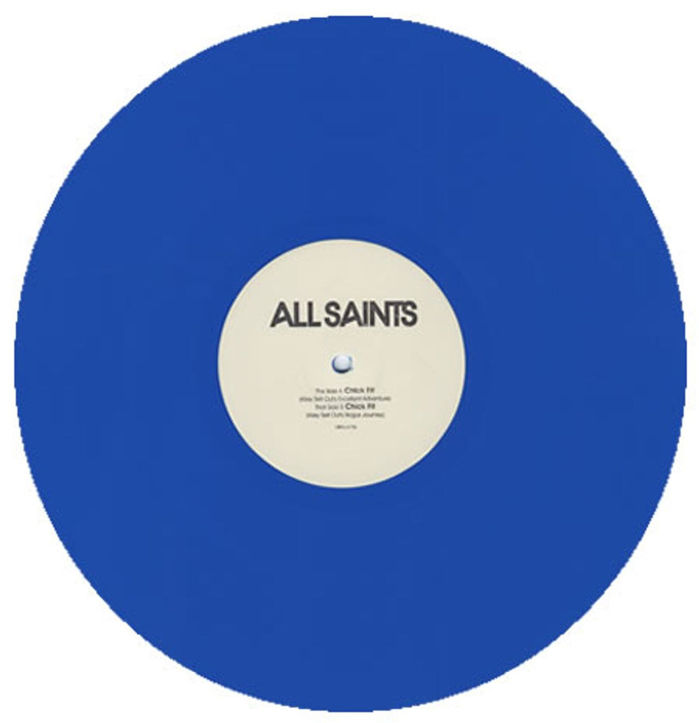 All Saints Chick Fit - Blue vinyl UK Promo 12" vinyl single (12 inch record / Maxi-single) 12RDJ6735