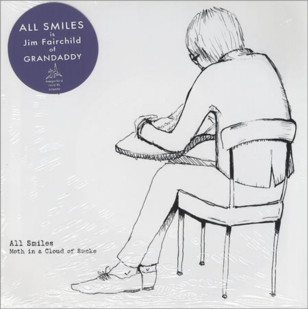 All Smiles Moth In A Cloud Of Smoke - Sealed US 7" vinyl single (7 inch record / 45) DGB020