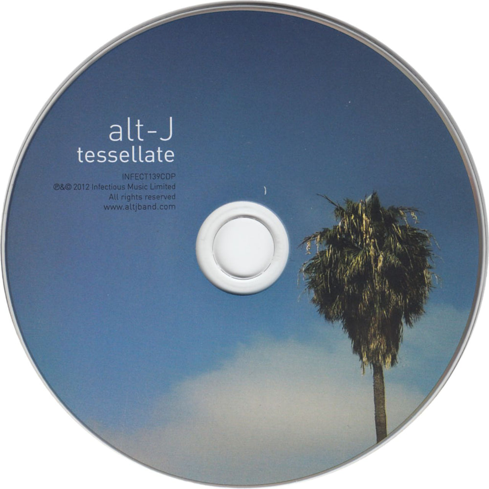Alt-J Tessellate UK Promo CD single (CD5 / 5") G93C5TE660892