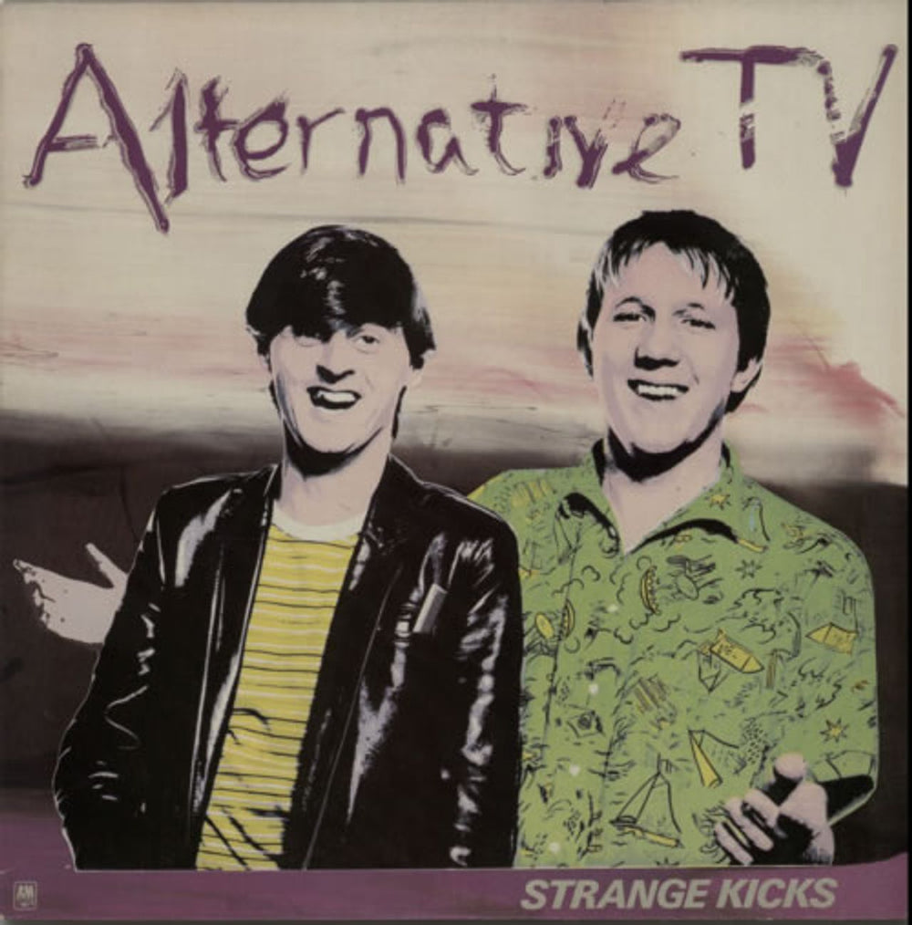 Alternative TV Strange Kicks UK Promo vinyl LP album (LP record) SP70023