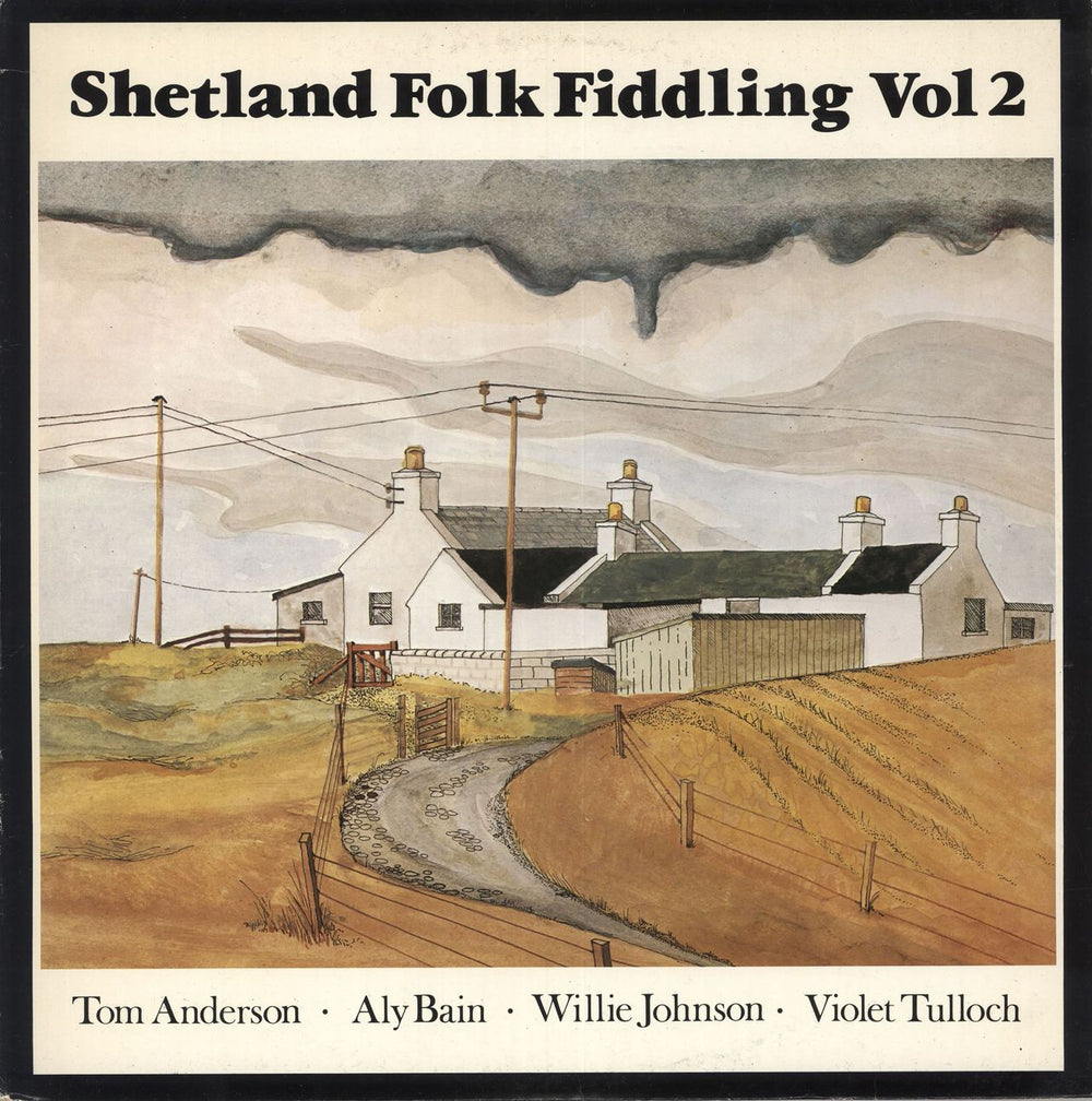 Aly Bain Shetland Folk Fiddling Vol 2 UK vinyl LP album (LP record) 12TS379