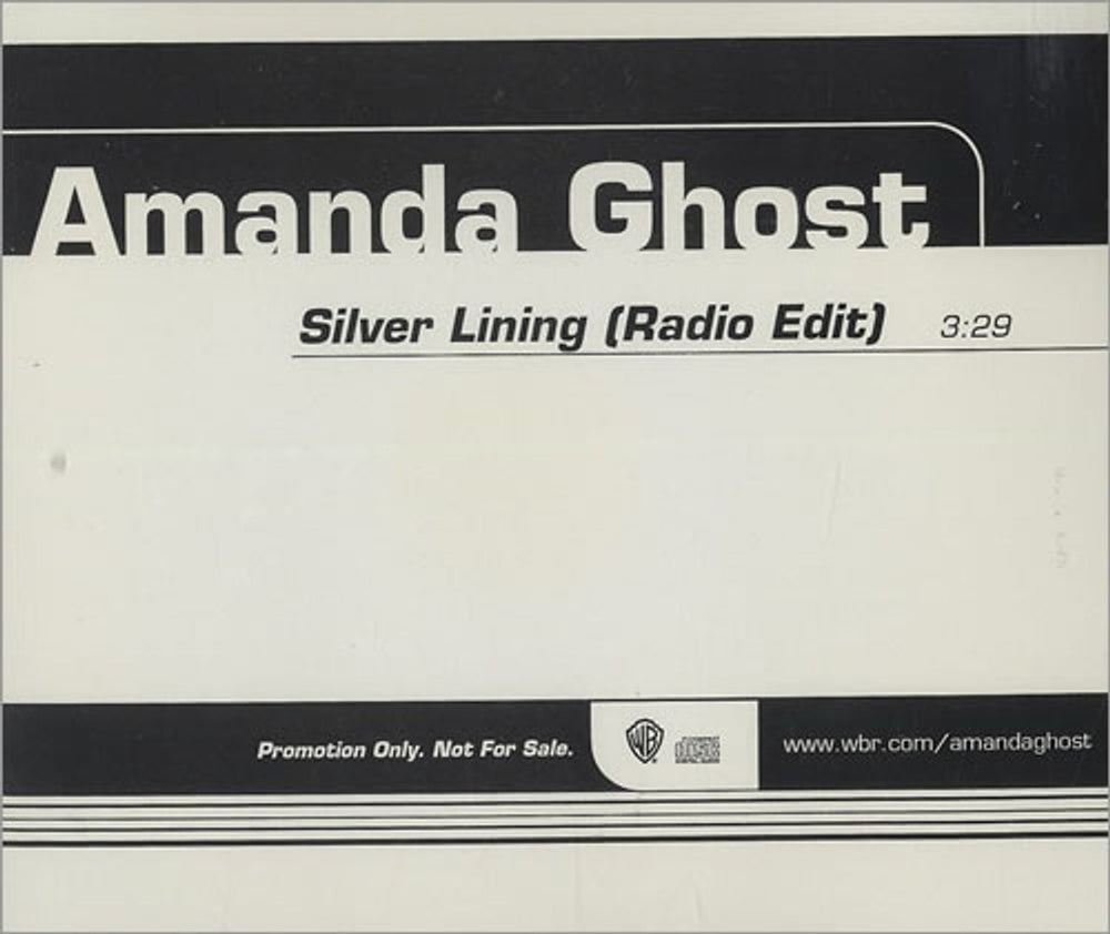 Amanda Ghost Silver Lining US Promo CD single (CD5 / 5") PRO-CDR-100587