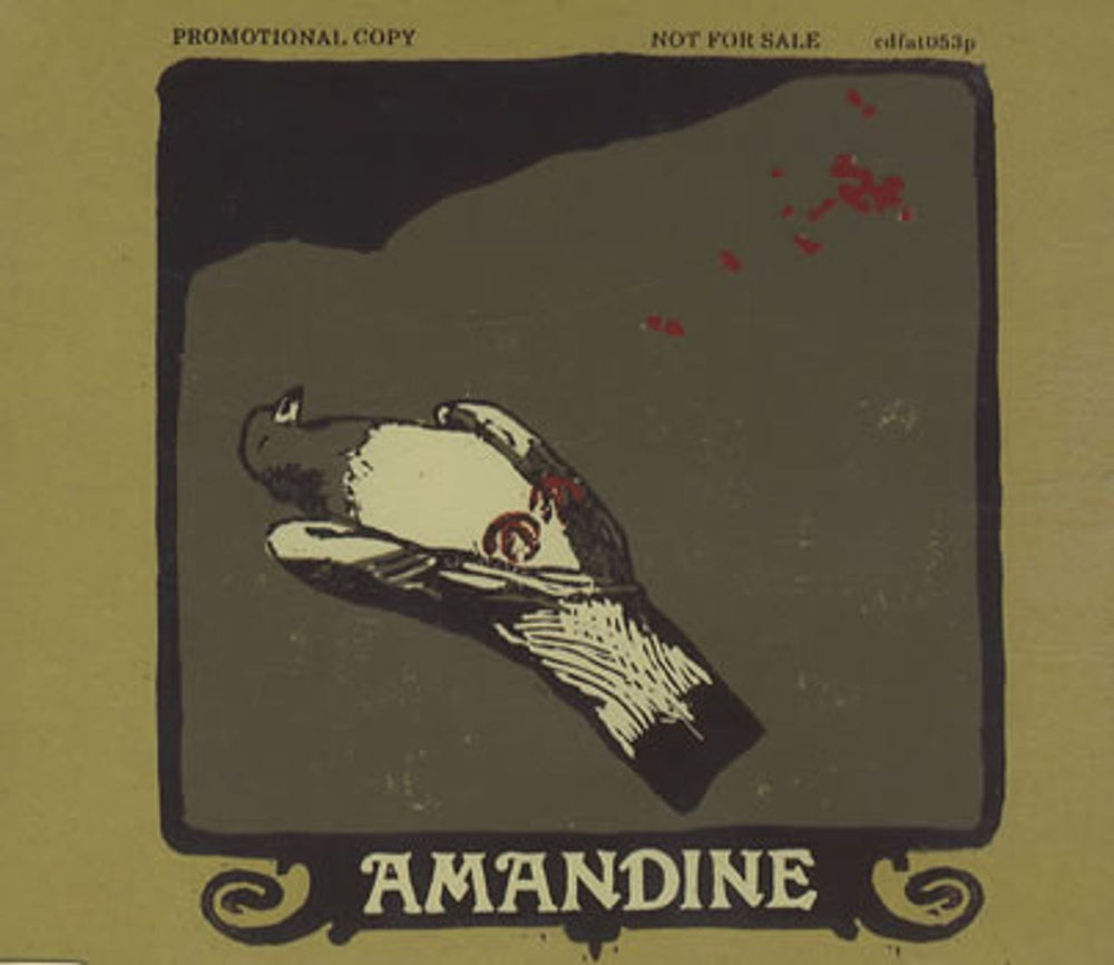 Amandine Waiting For The Light to Find Us EP UK Promo CD single (CD5 / 5") CDFAT053P