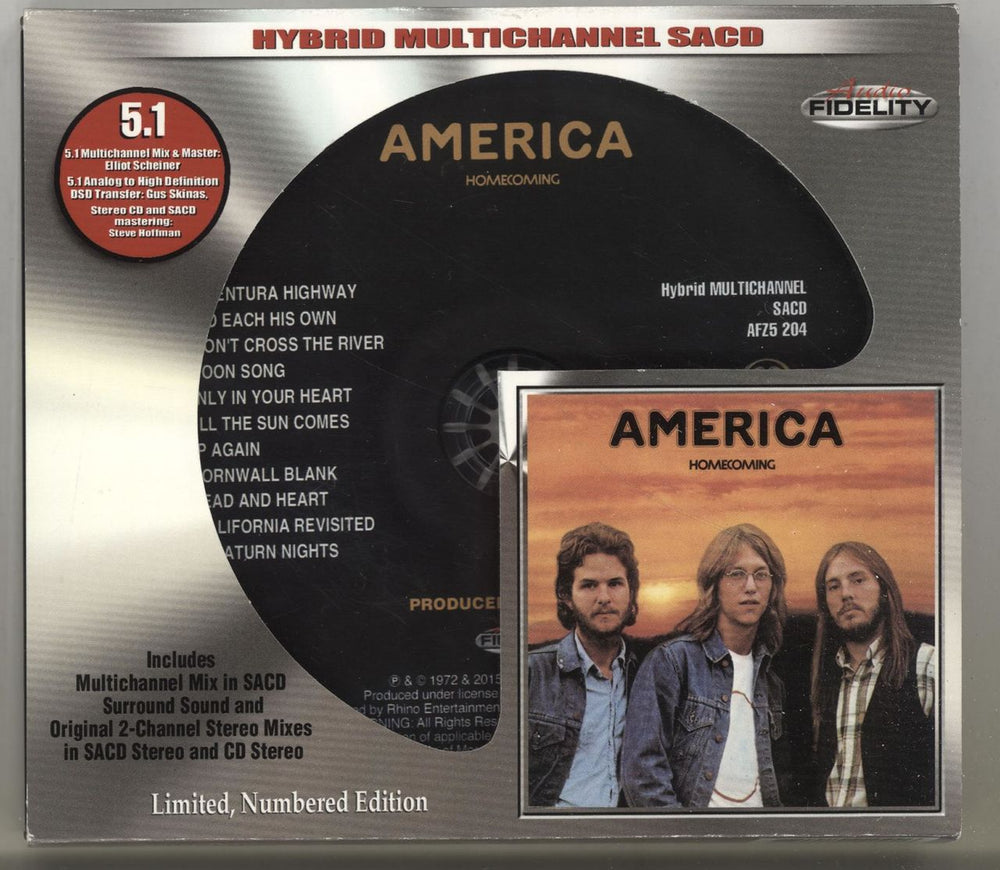 America Homecoming US super audio CD SACD AFZ5204