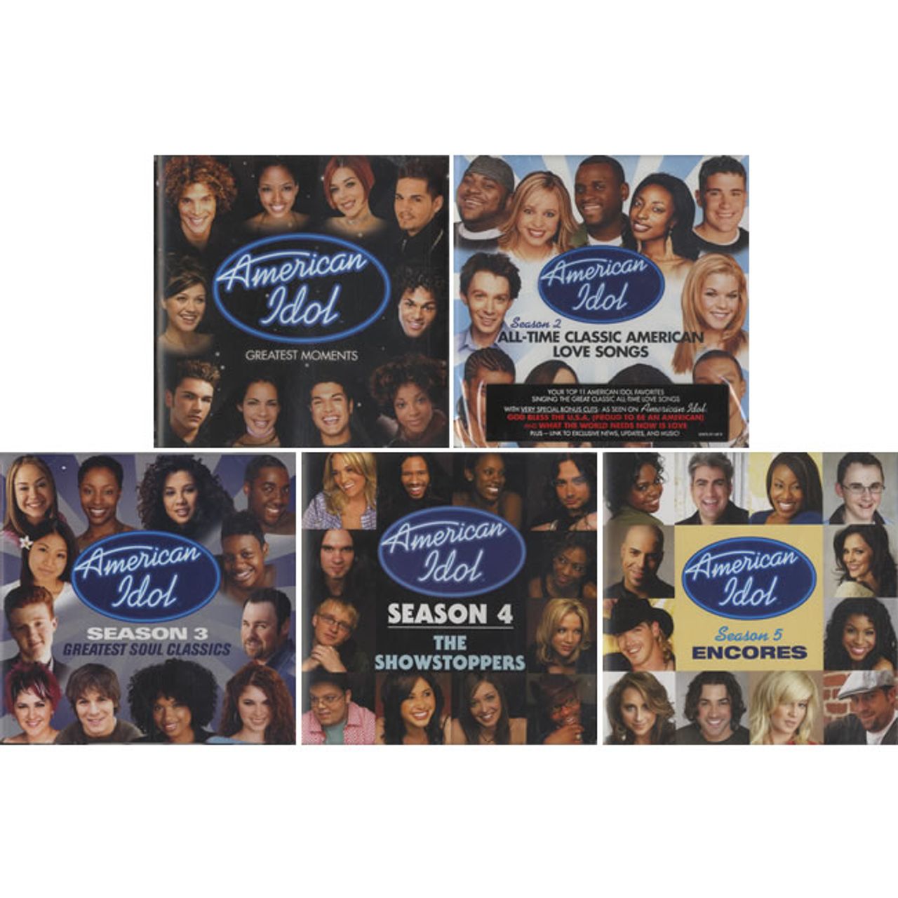 American Idol Finalists The Greatest Moments Of The First Five Years U —  RareVinyl.com