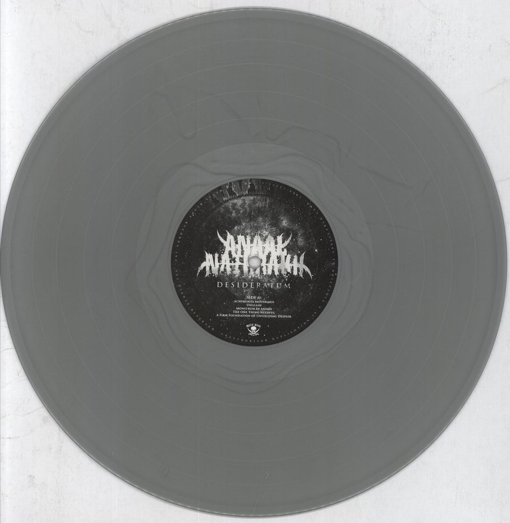 Anaal Nathrakh Desideratum - Silver UK vinyl LP album (LP record) 3XCLPDE817420