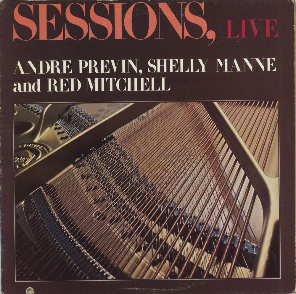 André Previn Sessions, Live US vinyl LP album (LP record) CAL3003