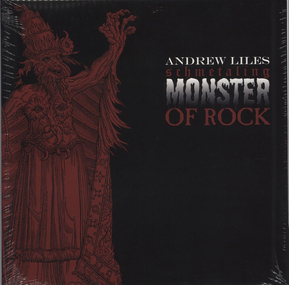 Andrew Liles Schmetaling Monster Of Rock - Red Vinyl - Sealed UK vinyl LP album (LP record) DPROMLP87