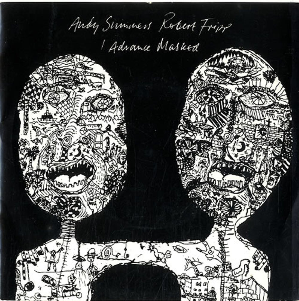 Andy Summers & Robert Fripp I Advance Masked - P/S UK 7" vinyl single (7 inch record / 45) AMS8264