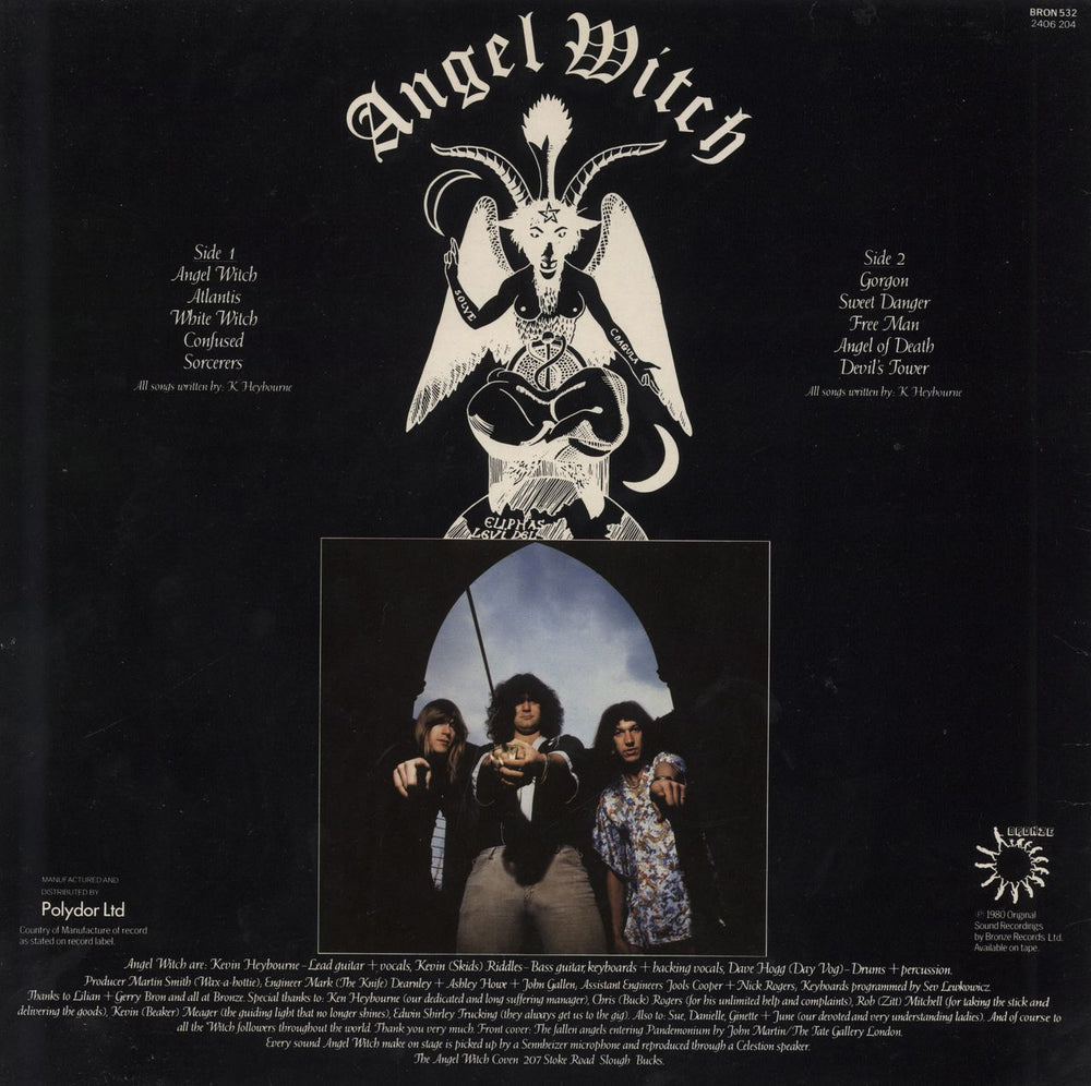 Angel Witch Angel Witch - VG UK vinyl LP album (LP record)