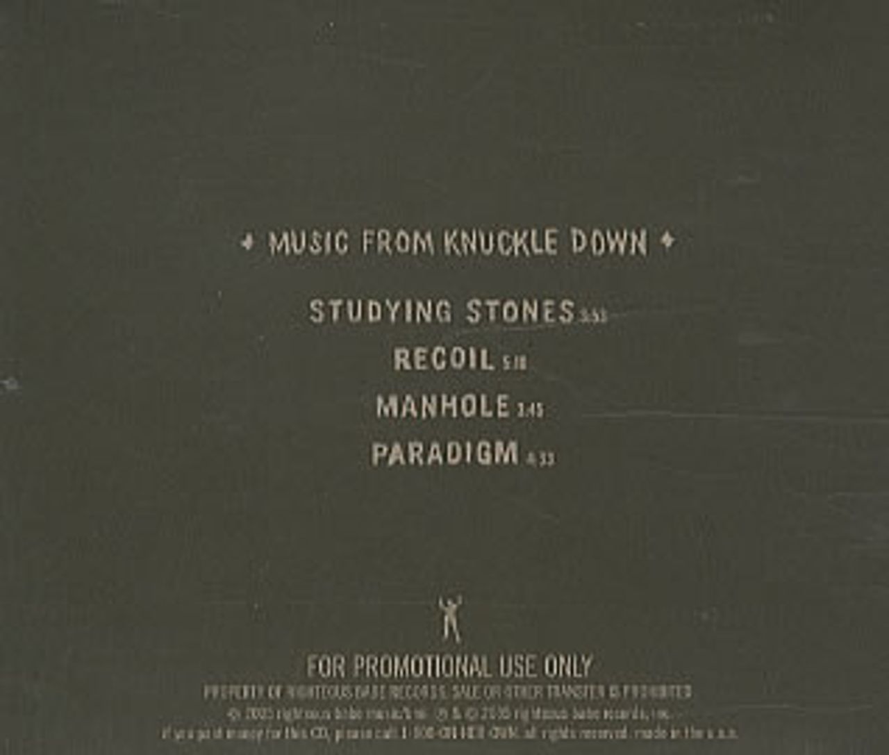 Ani Difranco Music From Knuckle Down - Radio EP US Promo CD single —  RareVinyl.com
