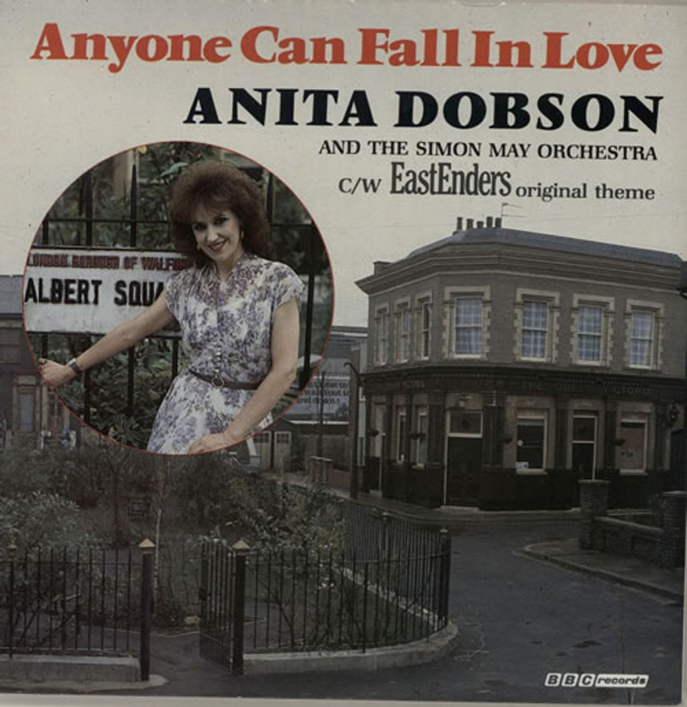 Anita Dobson Anyone Can Fall In Love UK 7" vinyl single (7 inch record / 45) RESL191