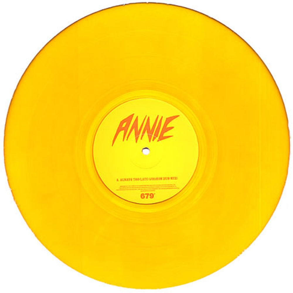 Annie Remixes #2 -Orange Vinyl UK 12" vinyl single (12 inch record / Maxi-single) AN512RE336629