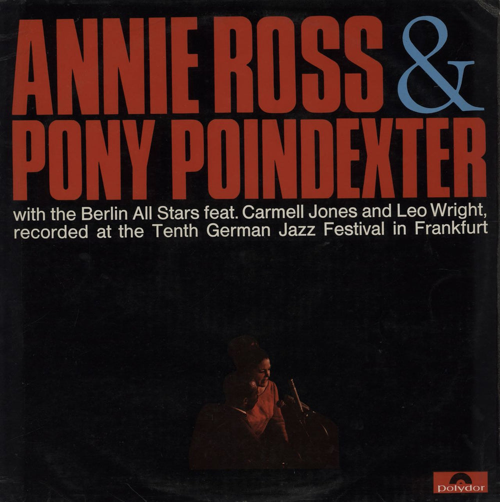 Annie Ross Annie Ross & Pony Poindexter - EX UK vinyl LP album (LP record) 583711