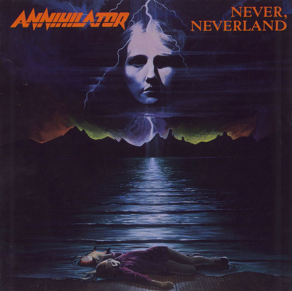 Annihilator Never, Neverland Dutch vinyl LP album (LP record) RR9374-1