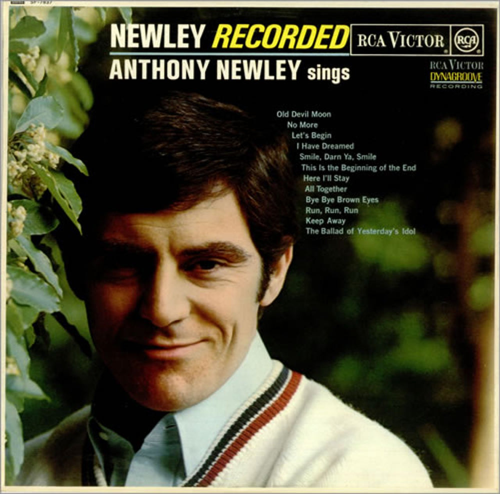 Anthony Newley Newley Recorded UK vinyl LP album (LP record) SF-7837