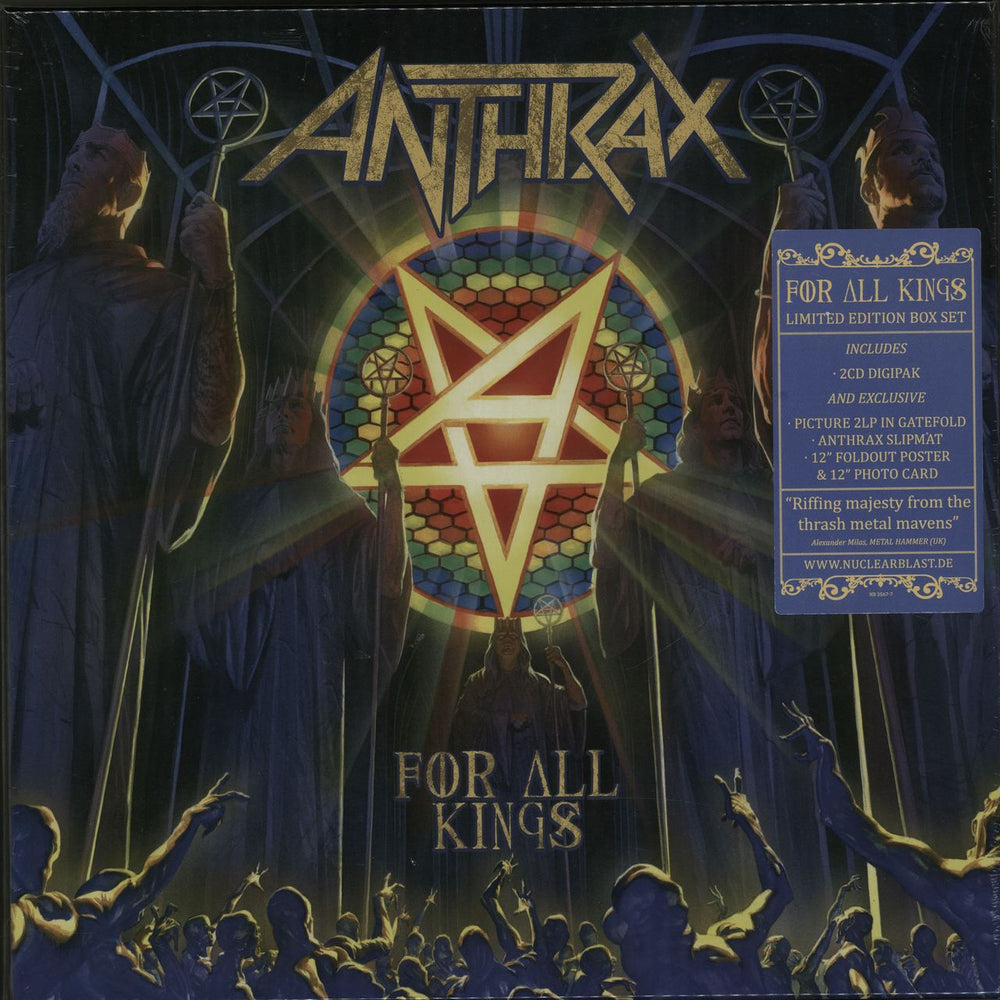 Anthrax For All Kings - Sealed Deluxe Boxset UK box set NB3567-7