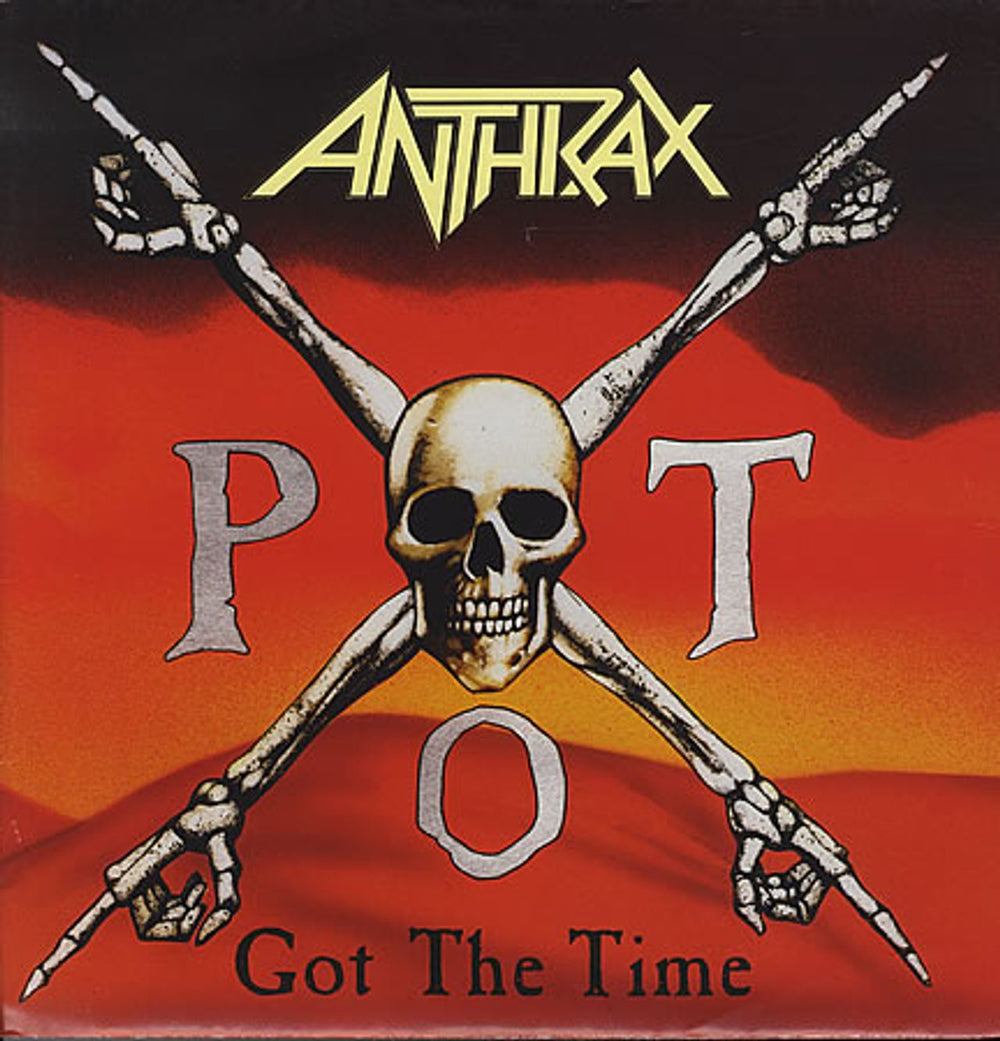 Anthrax Got The Time - Poster Sleeve UK 12" vinyl single (12 inch record / Maxi-single) 12IS476