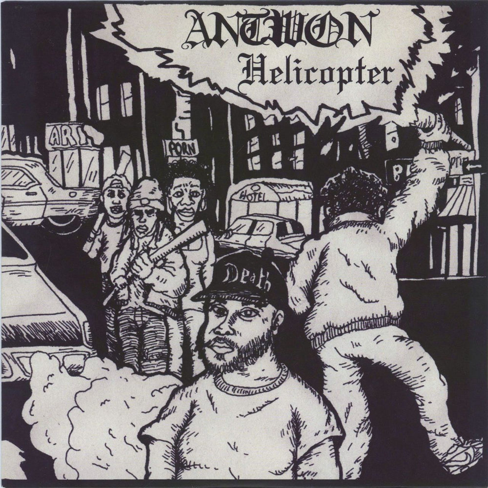 Antwon Helicopter - Purple / Black Vinyl UK 7" vinyl single (7 inch record / 45) BELLAV429