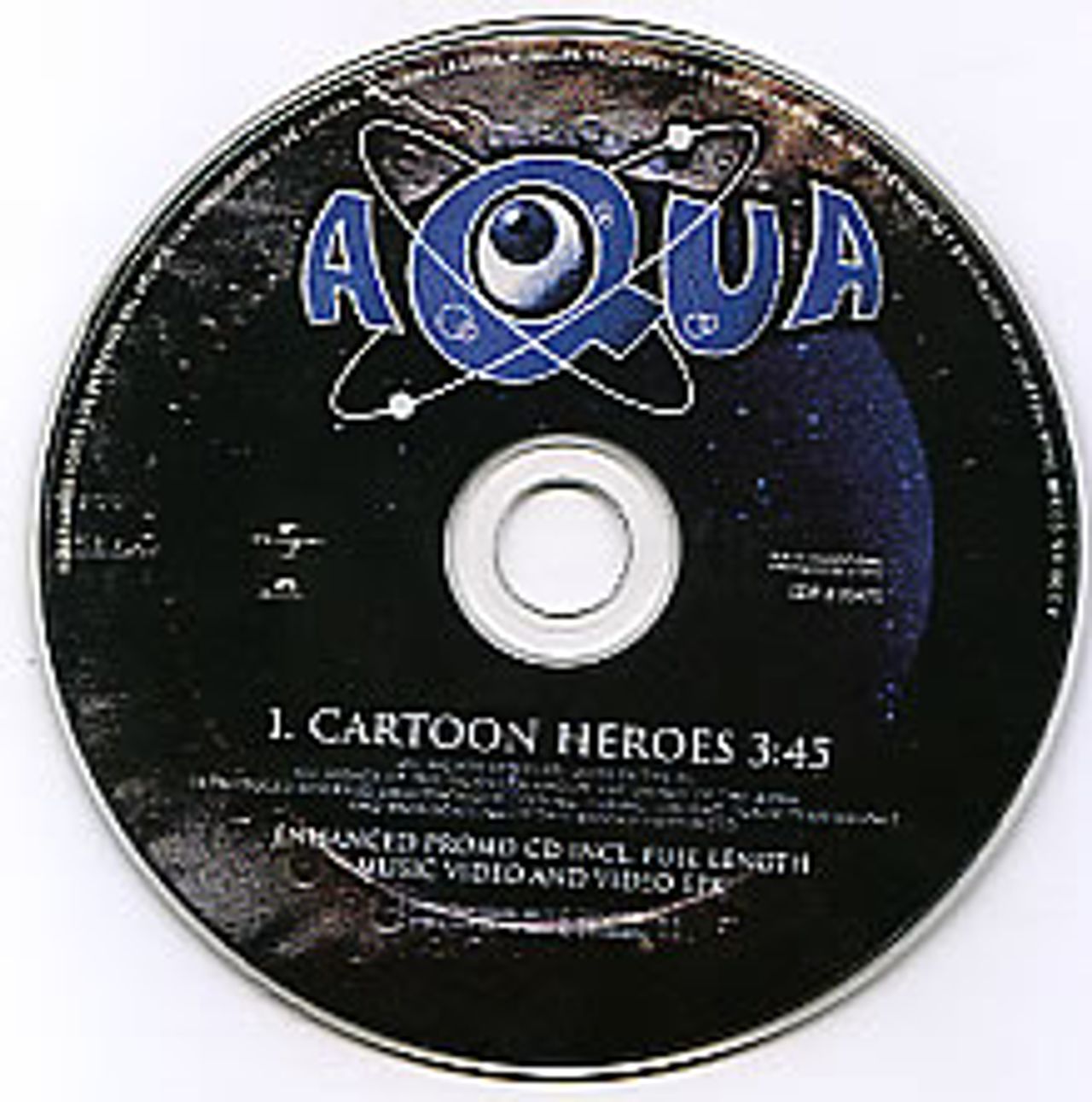 Aqua Cartoon Heroes Mexican Promo CD single — RareVinyl.com