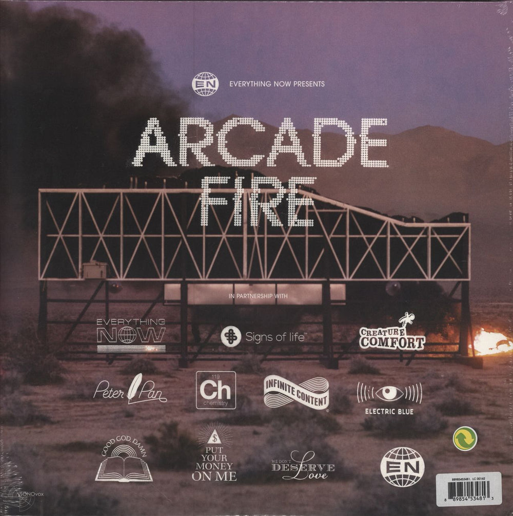 Arcade Fire Wszystko Teraz (Everything Now) - Sealed UK vinyl LP album (LP record) 889854534813