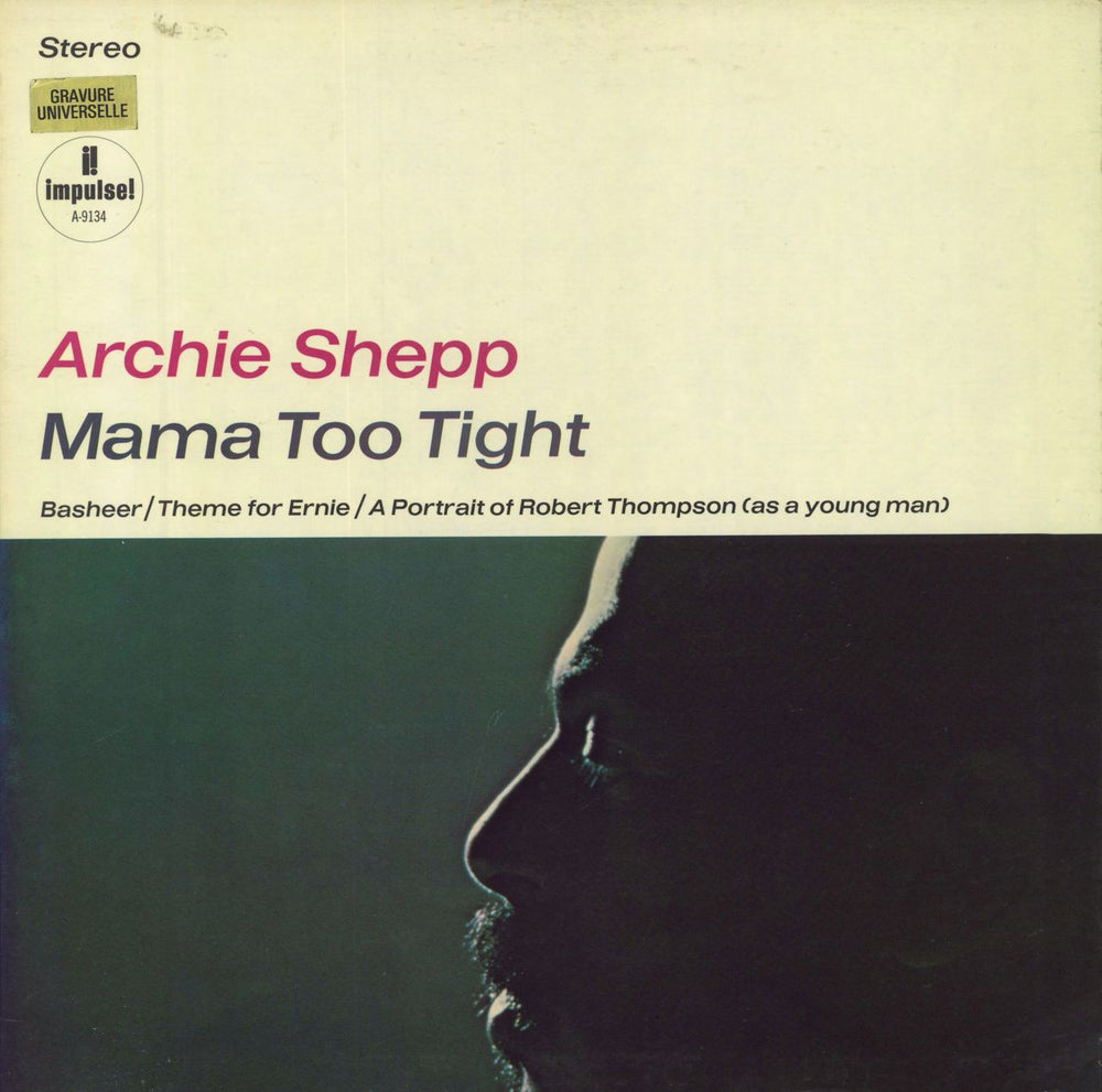 Archie Shepp Mama Too Tight French vinyl LP album (LP record) A-9134