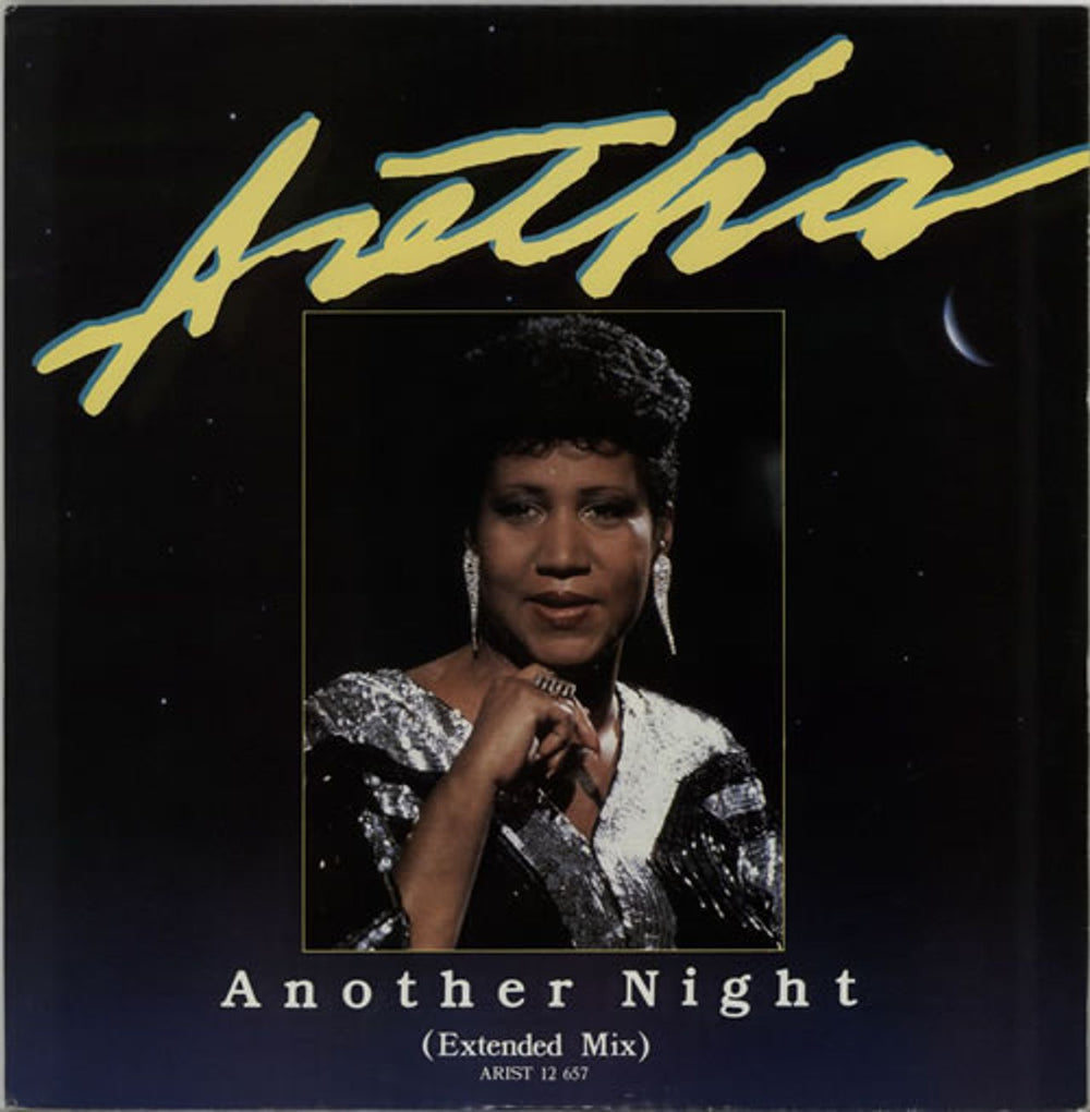 Aretha Franklin Another Night - Extended Mix UK 12" vinyl single (12 inch record / Maxi-single) ARIST12657