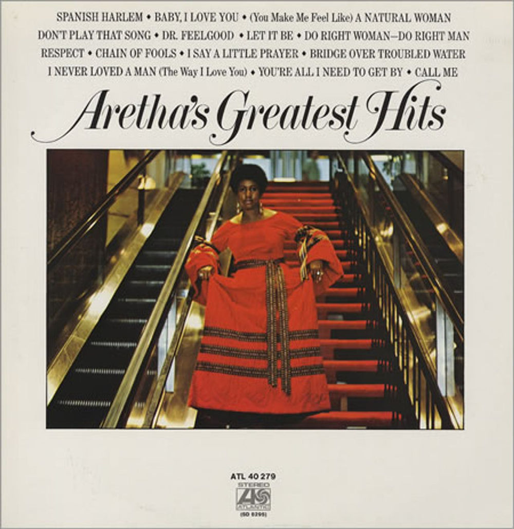 Aretha Franklin Aretha's Greatest Hits German vinyl LP album (LP record) ATL40279