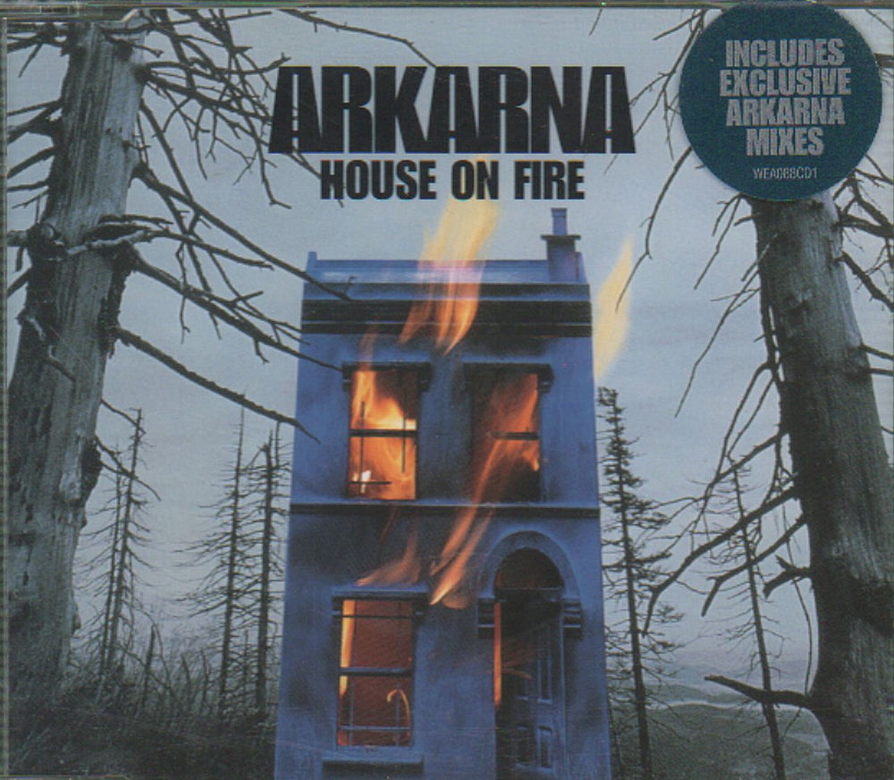 Arkarna House On Fire UK CD single (CD5 / 5") WEA088CD1