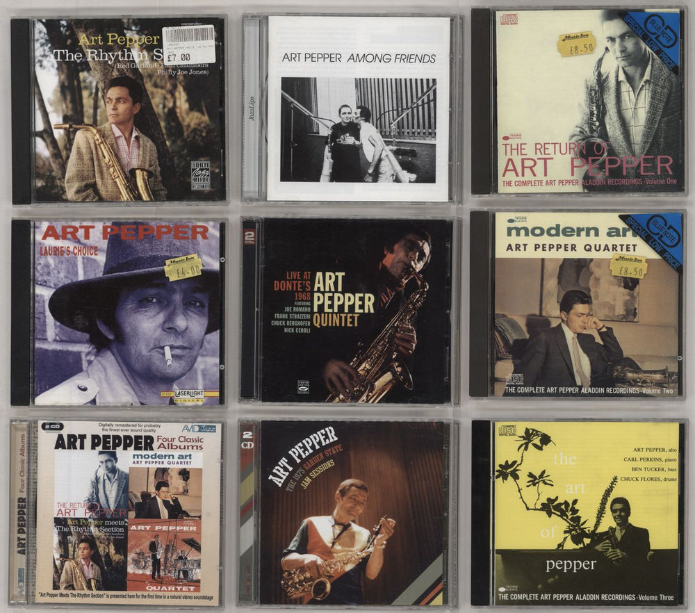 Art Pepper CD Album Collection UK CD album (CDLP)