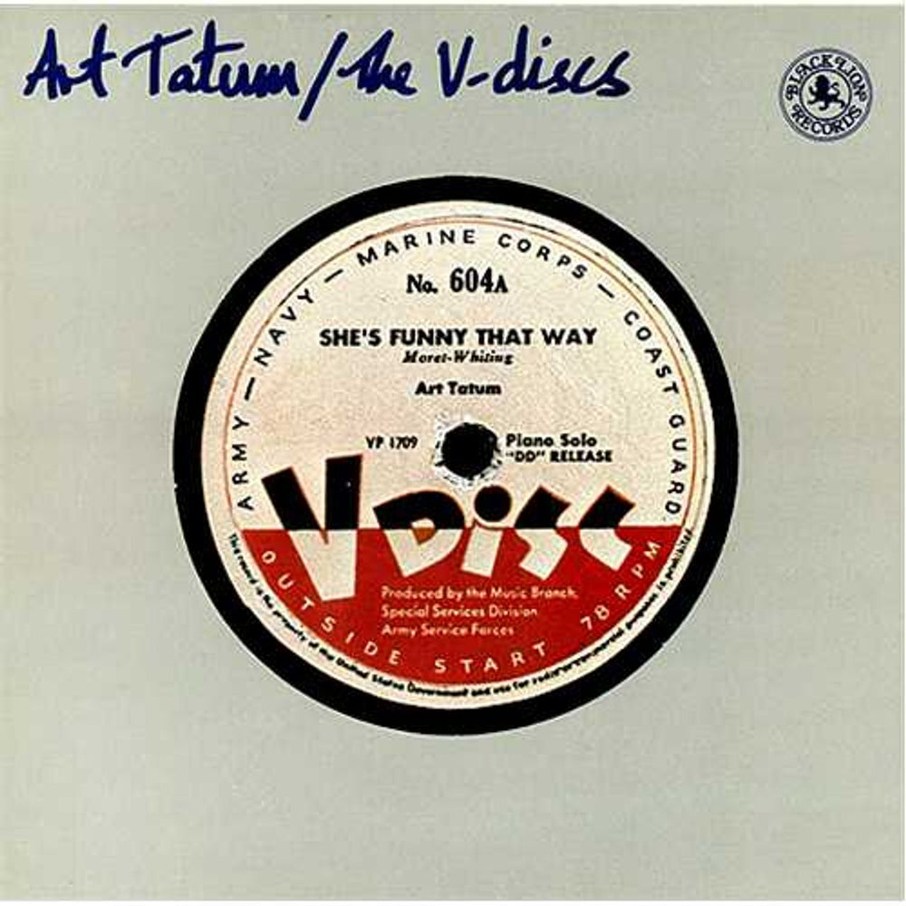 Art Tatum The V-Discs UK vinyl LP album (LP record) BLP30203