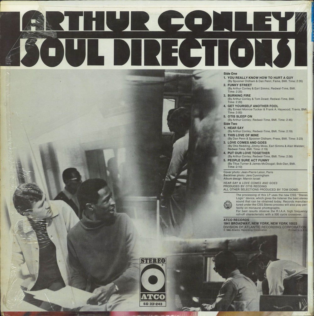 Arthur Conley Soul Directions US vinyl LP album (LP record)