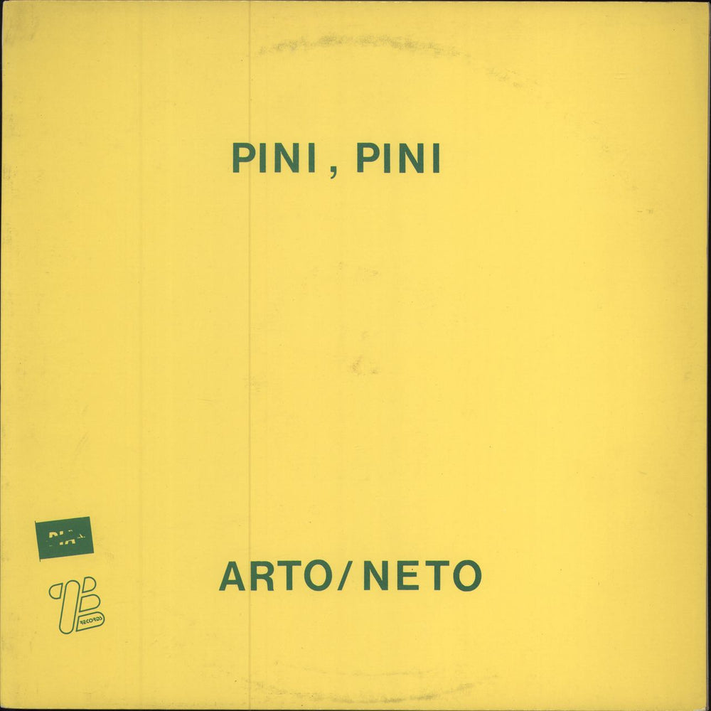 Arto/Neto Pini, Pini UK 12" vinyl single (12 inch record / Maxi-single) ZE12004