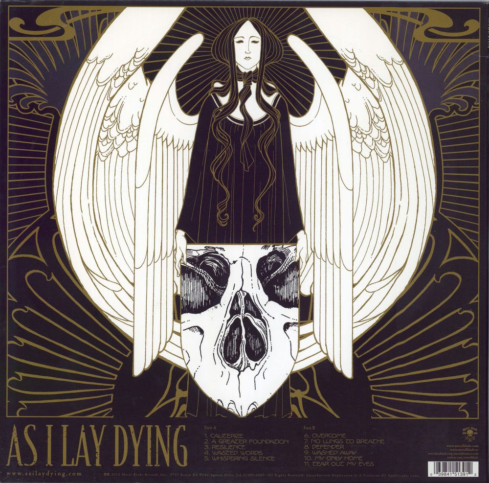 As I Lay Dying Awakend - Black and Grey Vinyl US vinyl LP album (LP record)