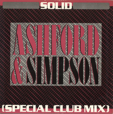 Ashford & Simpson Solid - Factory Sample UK Promo 12