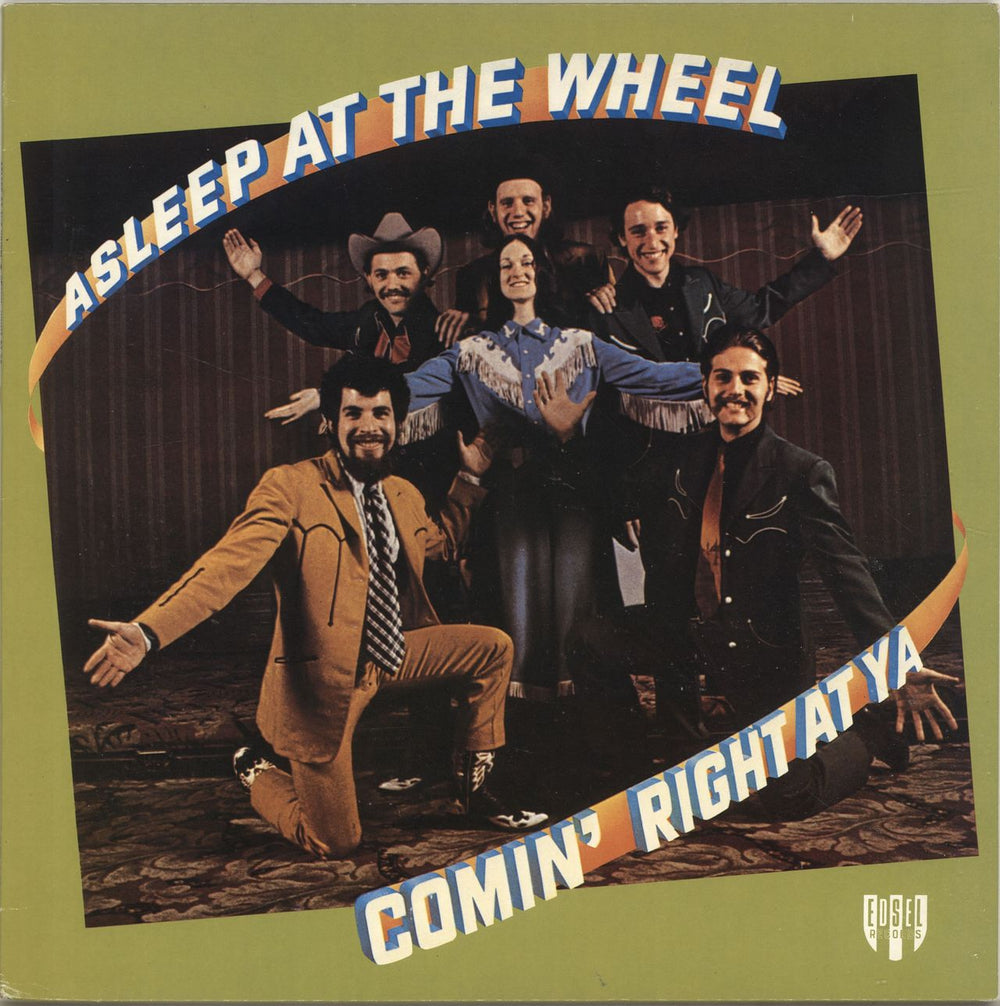 Asleep At The Wheel Comin' Right At Ya UK vinyl LP album (LP record) ED187