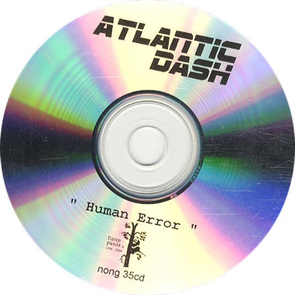 Atlantic Dash Human Error UK Promo CD-R acetate NONG35CD