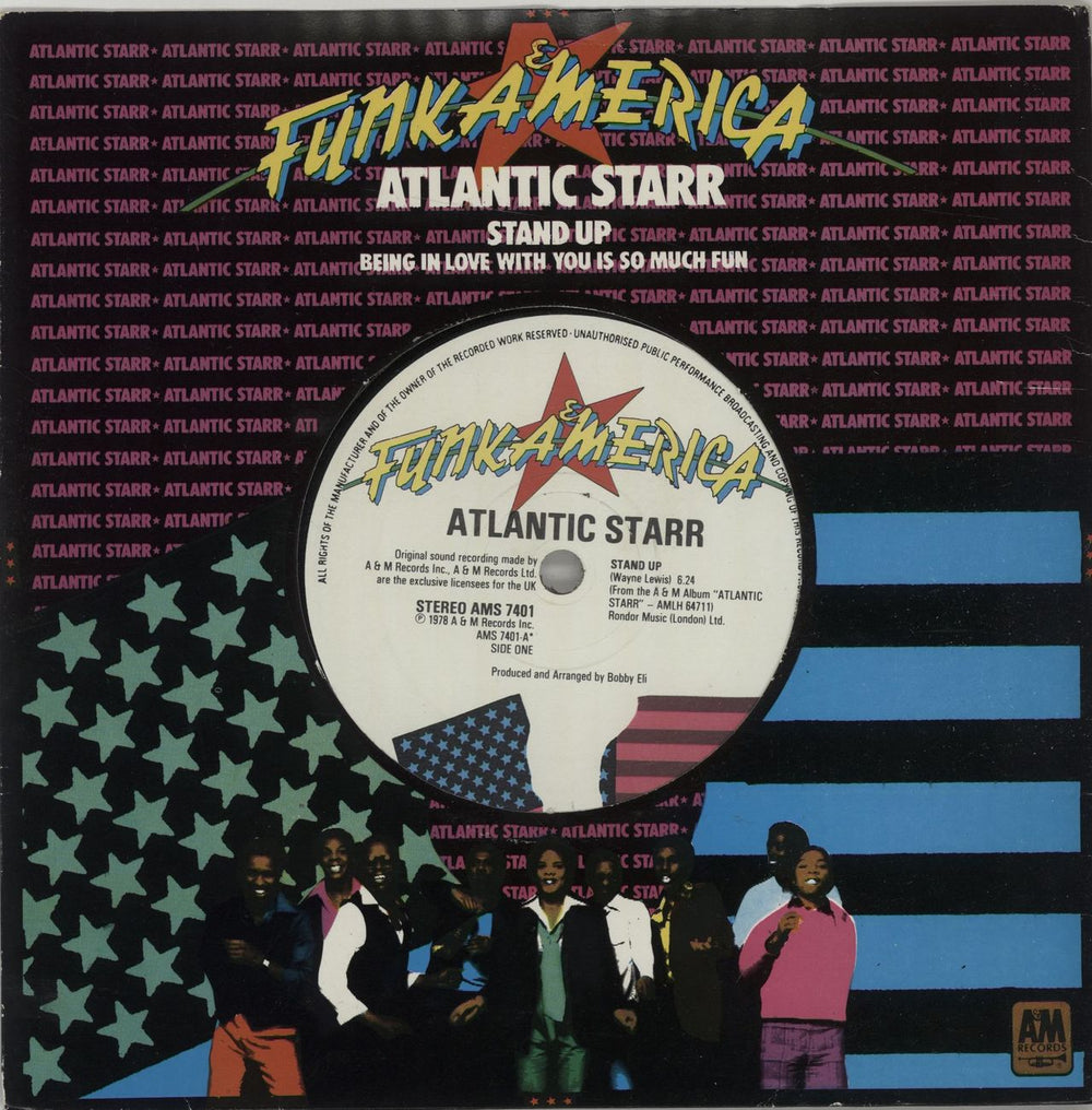 Atlantic Starr Stand Up UK 7" vinyl single (7 inch record / 45) AMS7401