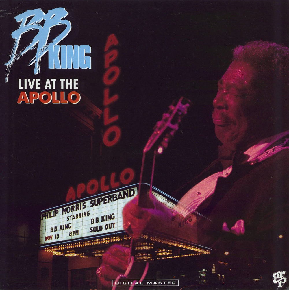 B B King B.B. King Live At The Apollo US vinyl LP album (LP record) GR-9637