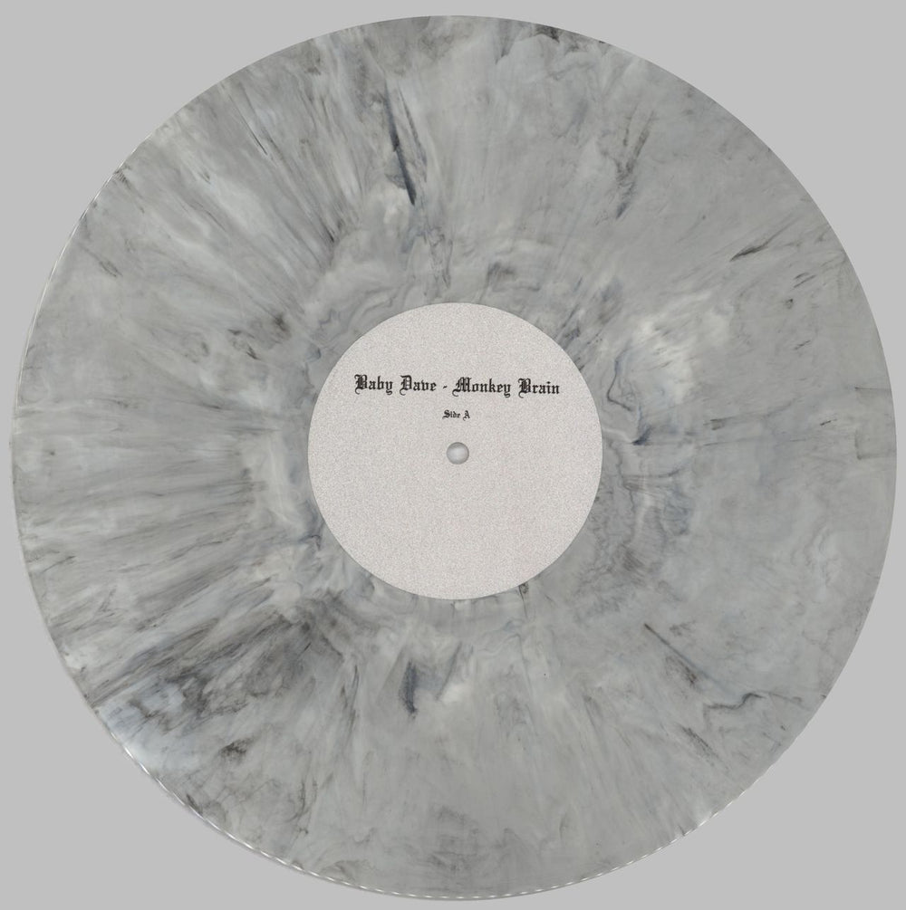 Baby Dave Monkey Brain - Grey Marbled Vinyl - Autographed UK vinyl LP album (LP record) 5CELPMO824862