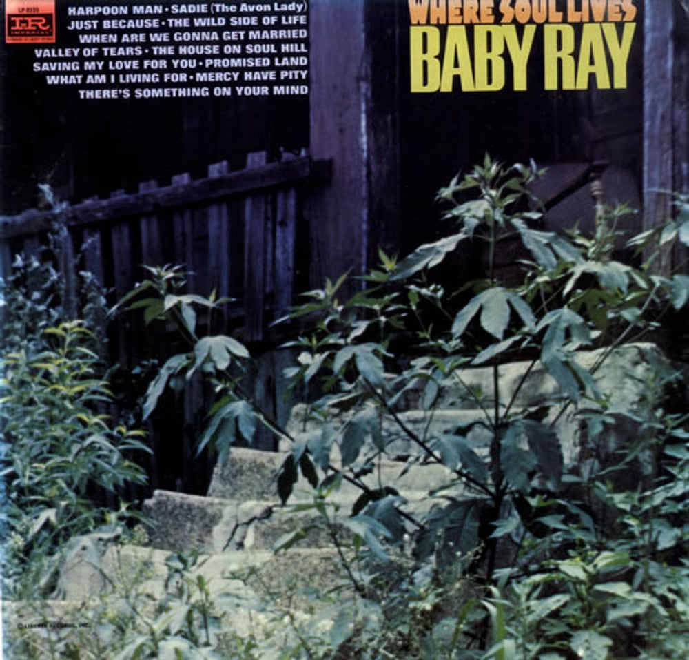 Baby Ray Where Soul Lives US vinyl LP album (LP record) LP-9335