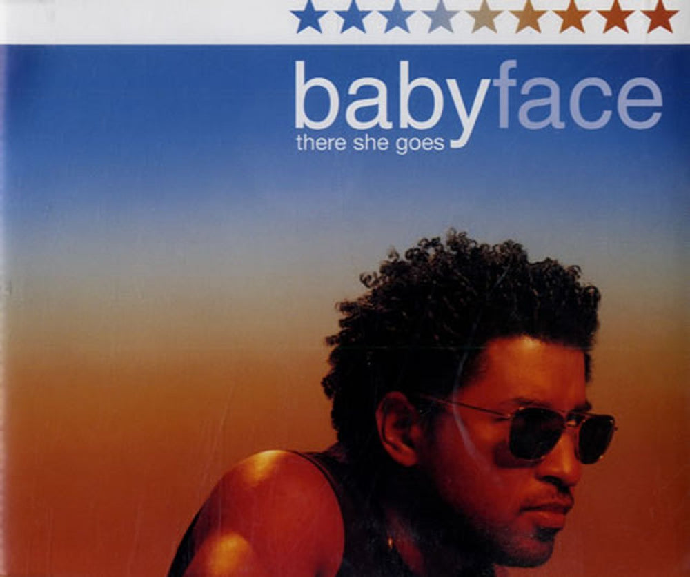 Babyface There She Goes UK Promo CD single (CD5 / 5") 74321888022