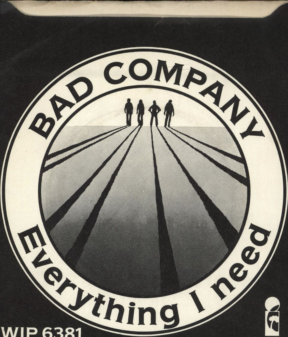 Bad Company Everything I Need + Picture Sleeve UK 7" vinyl single (7 inch record / 45)