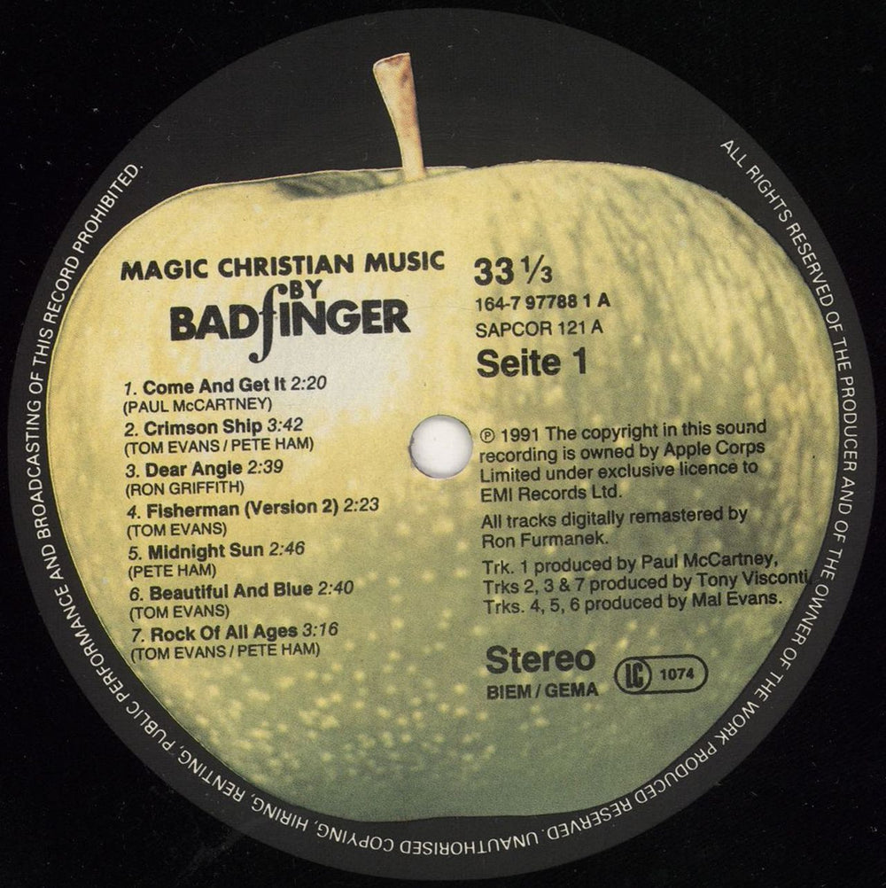 Badfinger Magic Christian Music UK 2-LP vinyl record set (Double LP Album) BDF2LMA86468