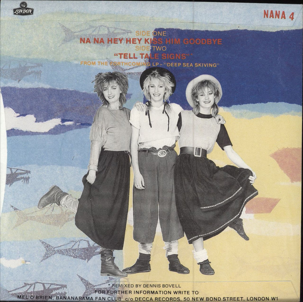 Bananarama Na Na Hey Hey Kiss Him Goodbye - Inj UK 7" vinyl single (7 inch record / 45)