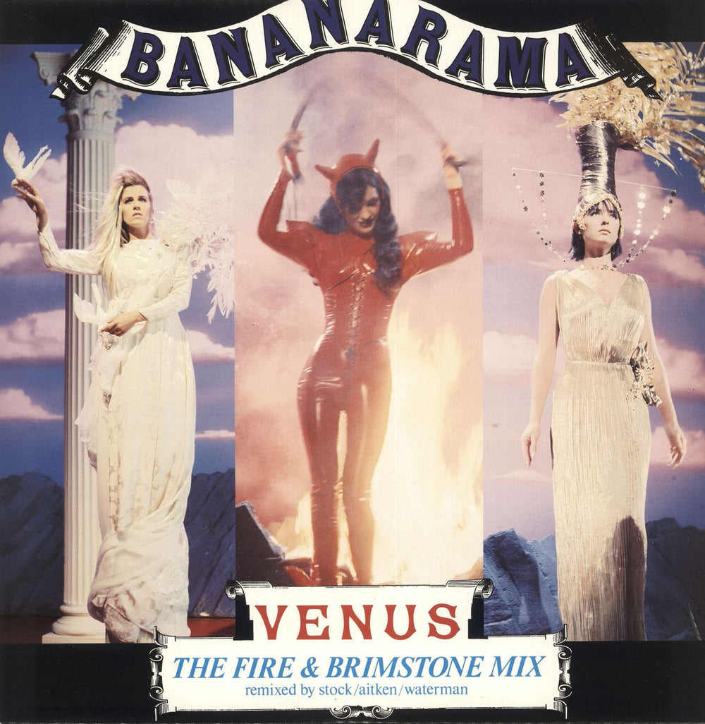 Bananarama Venus (Fire And Brimstone Mix) - P/S UK 12" vinyl single (12 inch record / Maxi-single) NAXRR10