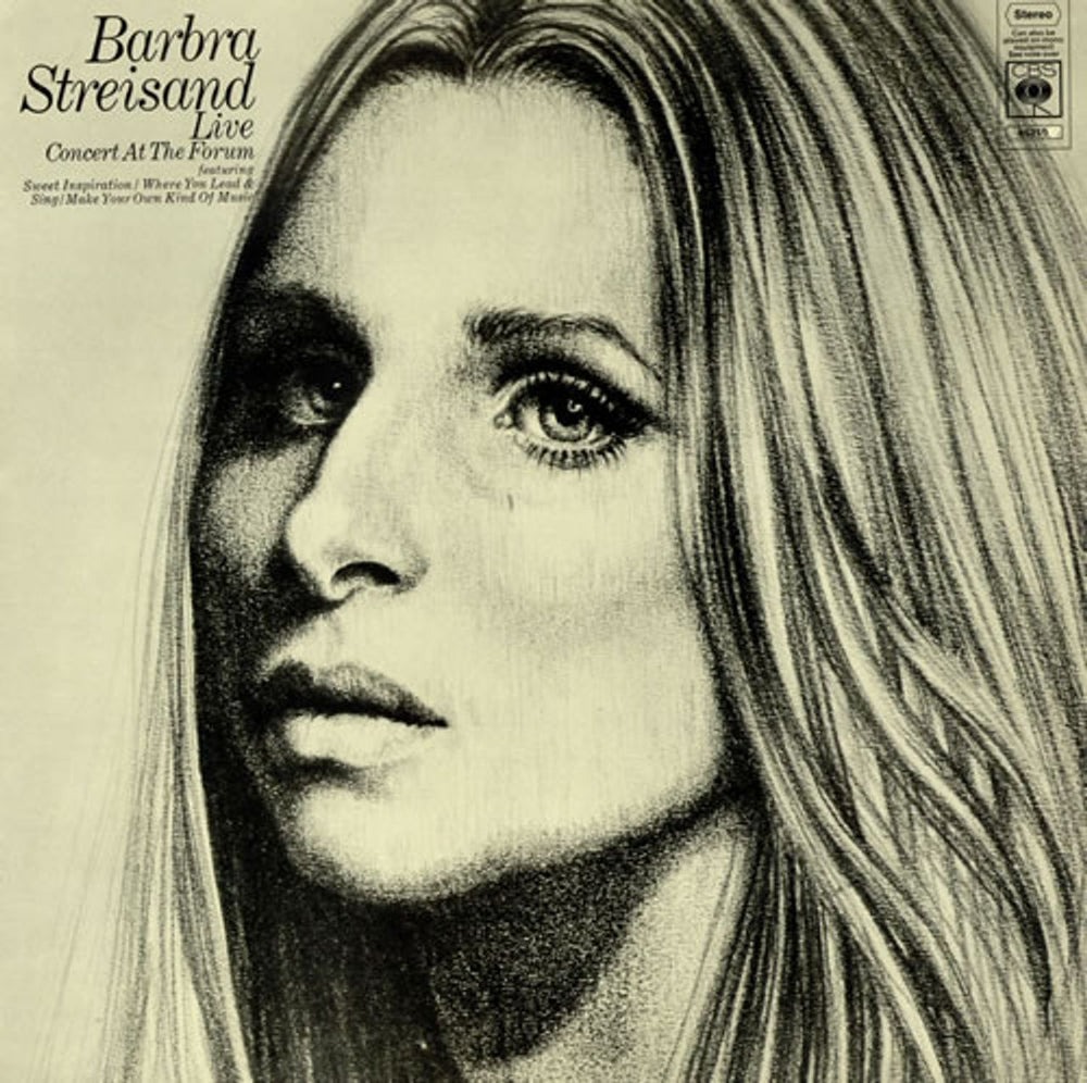 Barbra Streisand Live Concert At The Forum - 1st UK vinyl LP album (LP record) S65210