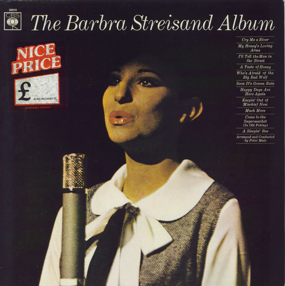 Barbra Streisand The Barbra Streisand Album UK vinyl LP album (LP record) 32010