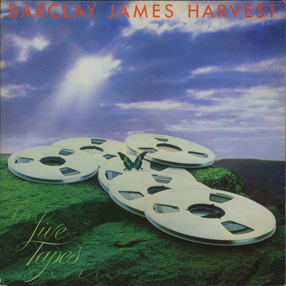 Barclay James Harvest Live Tapes + Programme UK 2-LP vinyl record set (Double LP Album) PODV2001