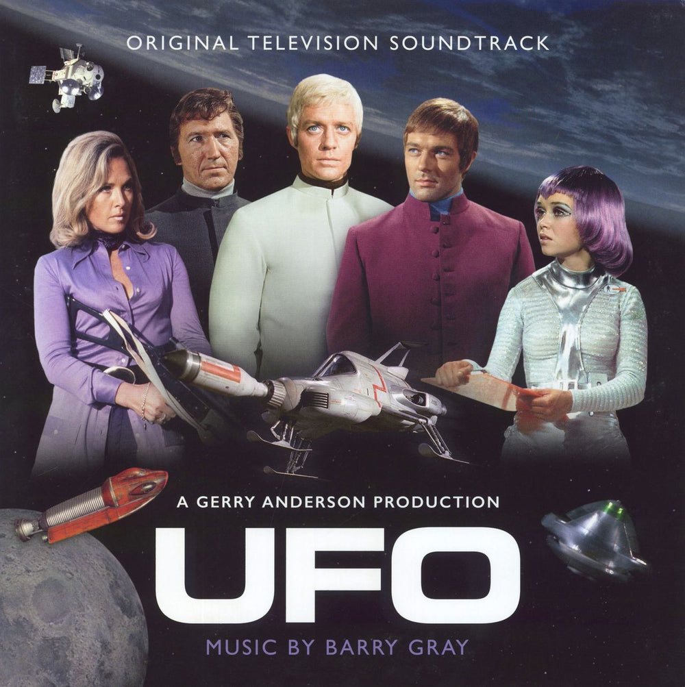 Barry Gray UFO - Original Television Soundtrack - Lilac Vinyl UK 2-LP vinyl record set (Double LP Album) SILLP1597